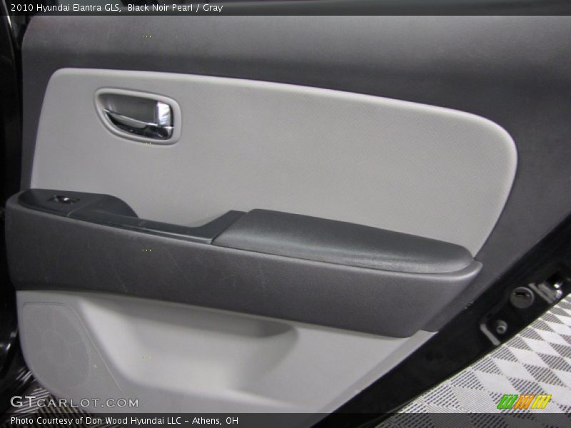 Black Noir Pearl / Gray 2010 Hyundai Elantra GLS