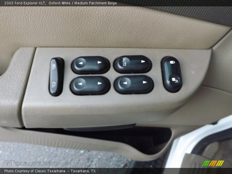 Oxford White / Medium Parchment Beige 2003 Ford Explorer XLT