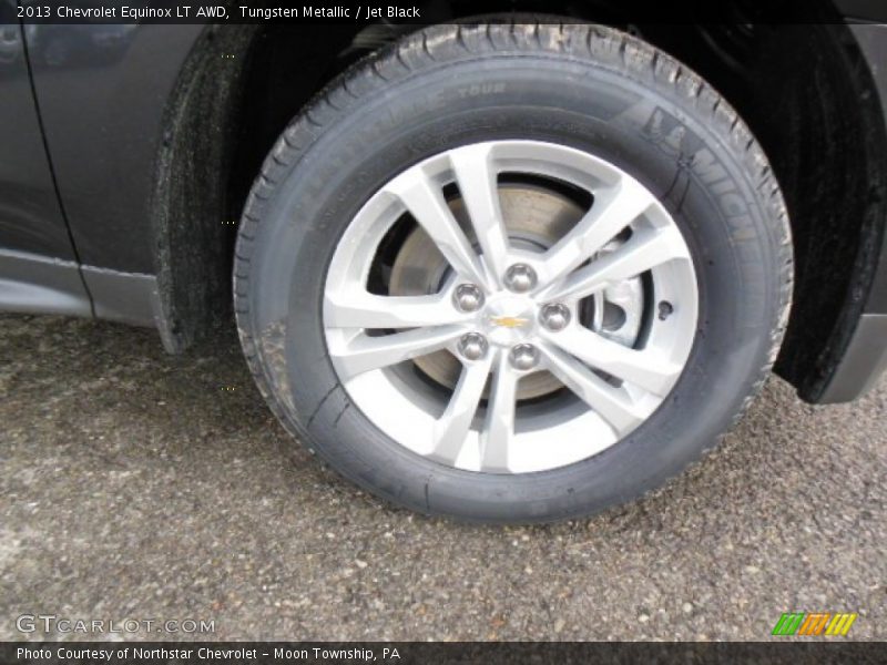 Tungsten Metallic / Jet Black 2013 Chevrolet Equinox LT AWD