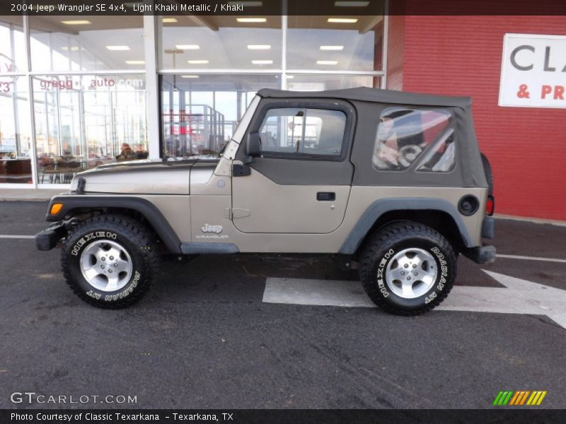 Light Khaki Metallic / Khaki 2004 Jeep Wrangler SE 4x4