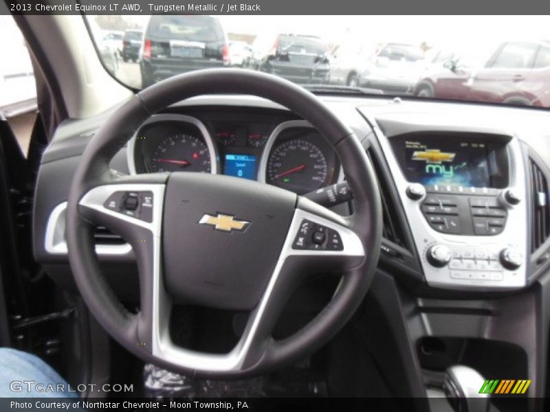 Tungsten Metallic / Jet Black 2013 Chevrolet Equinox LT AWD