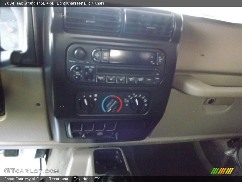 Light Khaki Metallic / Khaki 2004 Jeep Wrangler SE 4x4