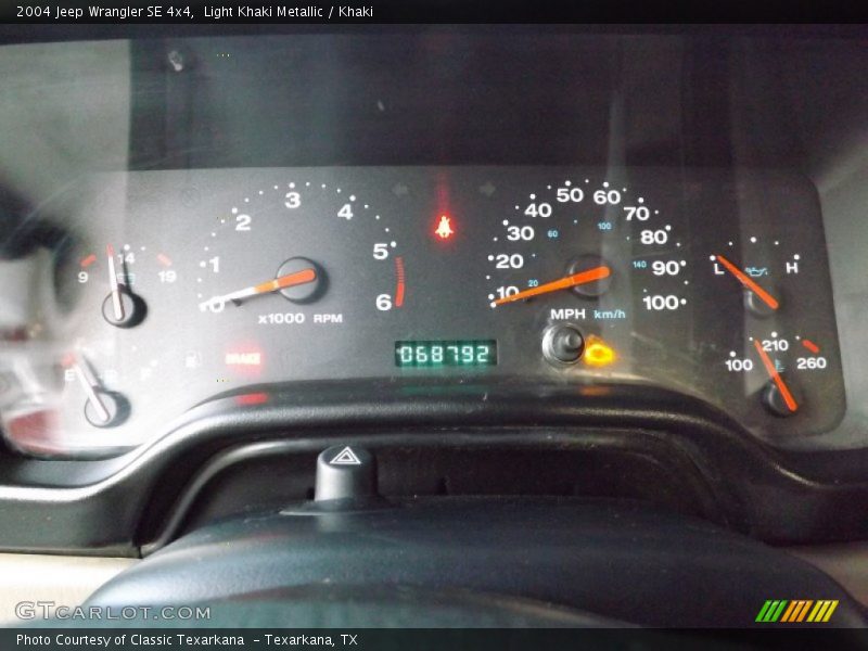 Light Khaki Metallic / Khaki 2004 Jeep Wrangler SE 4x4