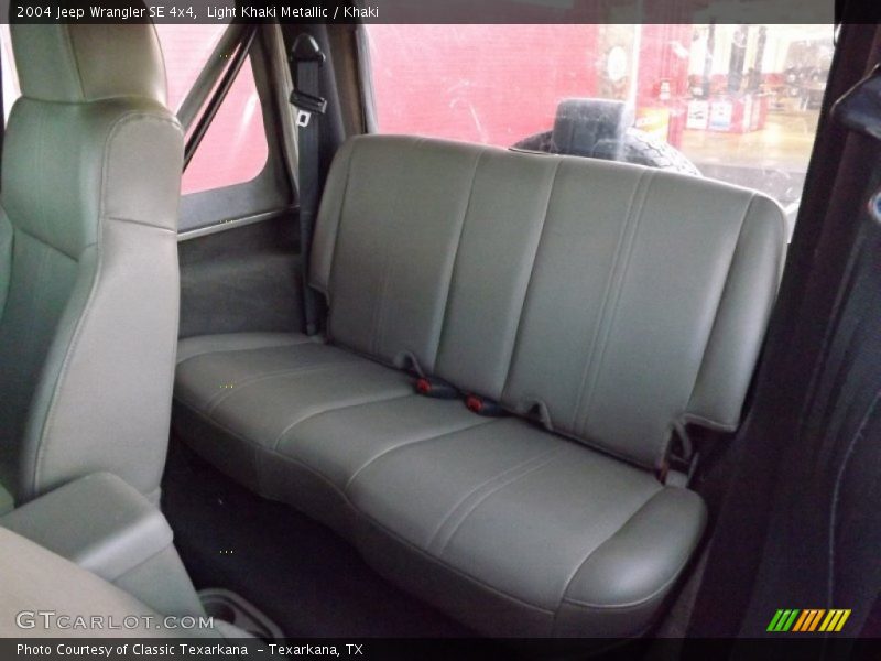 Light Khaki Metallic / Khaki 2004 Jeep Wrangler SE 4x4