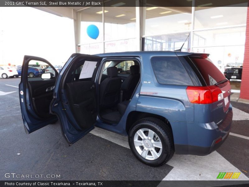 Steel Blue Metallic / Jet Black 2011 GMC Terrain SLE