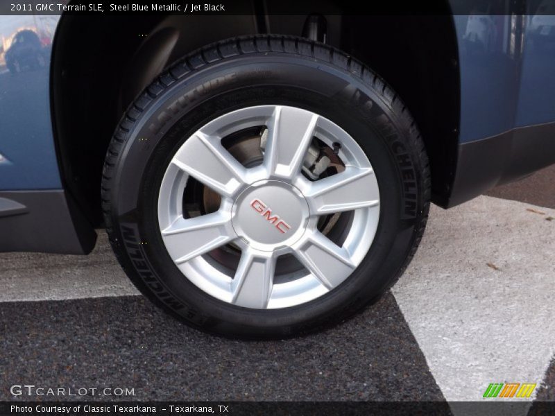 Steel Blue Metallic / Jet Black 2011 GMC Terrain SLE