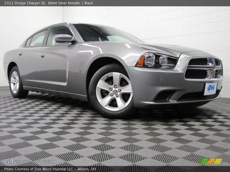 Billett Silver Metallic / Black 2011 Dodge Charger SE