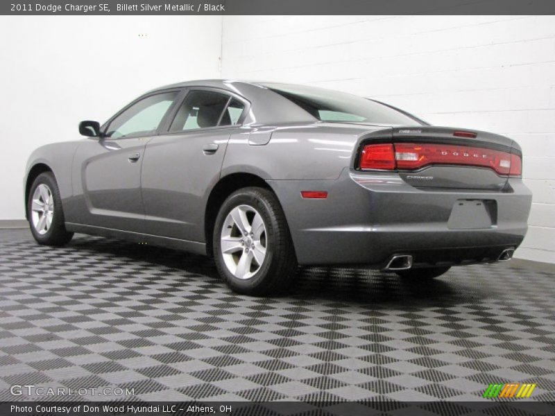 Billett Silver Metallic / Black 2011 Dodge Charger SE