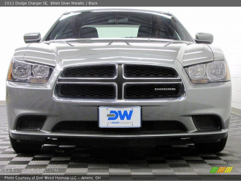 Billett Silver Metallic / Black 2011 Dodge Charger SE