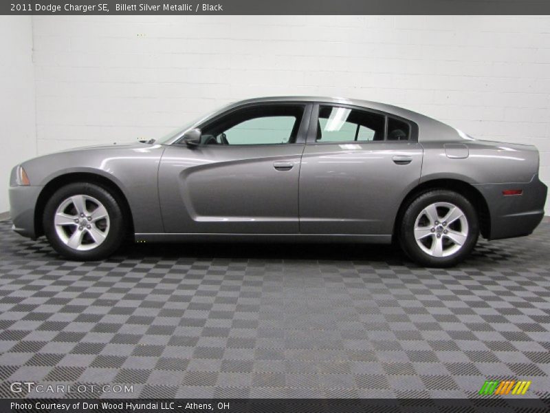 Billett Silver Metallic / Black 2011 Dodge Charger SE