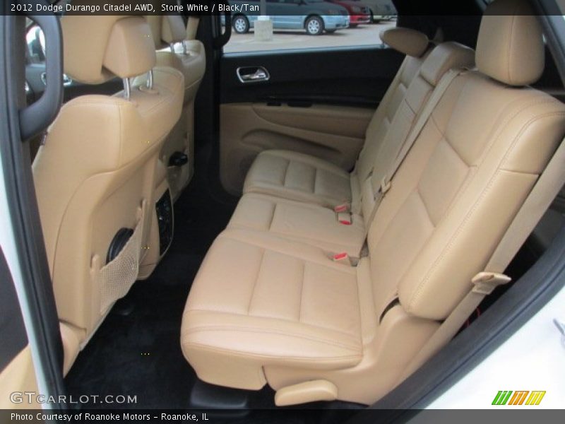 Stone White / Black/Tan 2012 Dodge Durango Citadel AWD