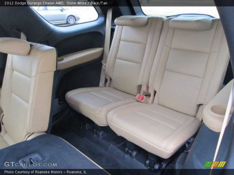 Stone White / Black/Tan 2012 Dodge Durango Citadel AWD