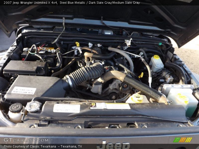 Steel Blue Metallic / Dark Slate Gray/Medium Slate Gray 2007 Jeep Wrangler Unlimited X 4x4