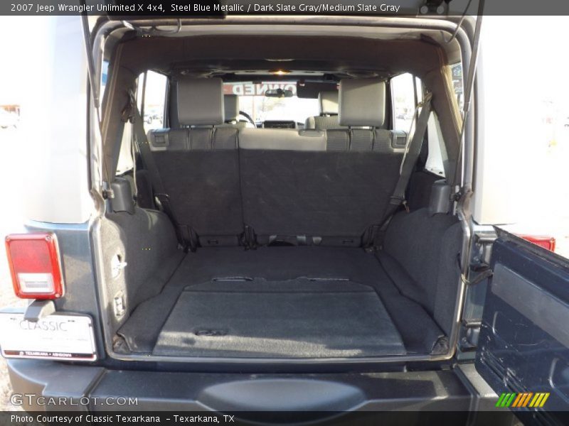 Steel Blue Metallic / Dark Slate Gray/Medium Slate Gray 2007 Jeep Wrangler Unlimited X 4x4