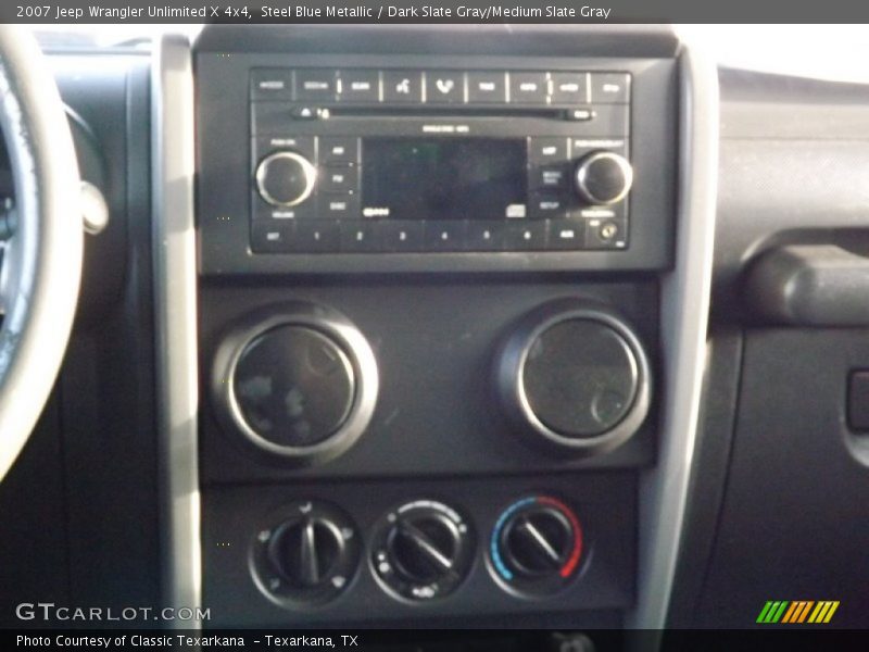 Steel Blue Metallic / Dark Slate Gray/Medium Slate Gray 2007 Jeep Wrangler Unlimited X 4x4