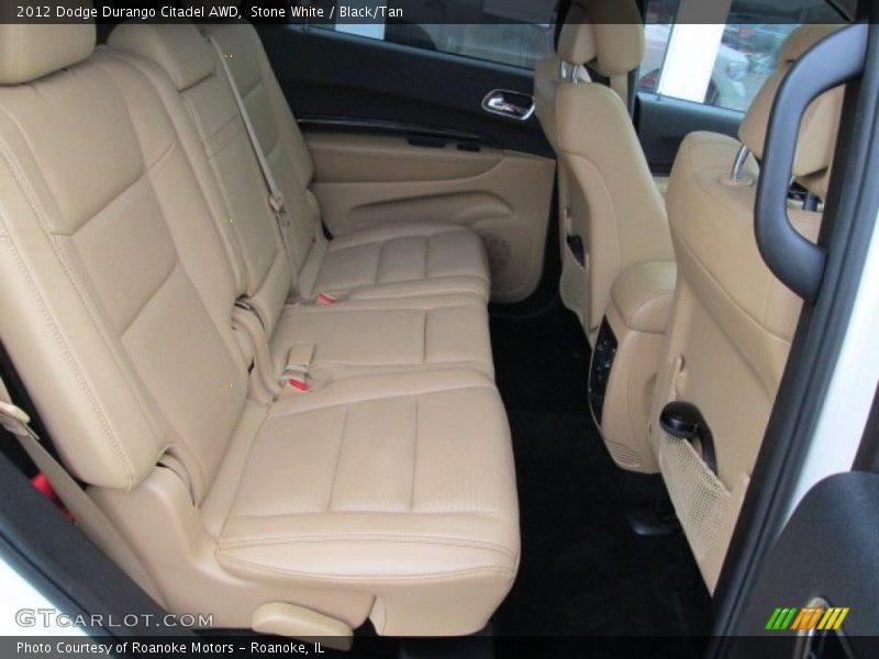 Stone White / Black/Tan 2012 Dodge Durango Citadel AWD