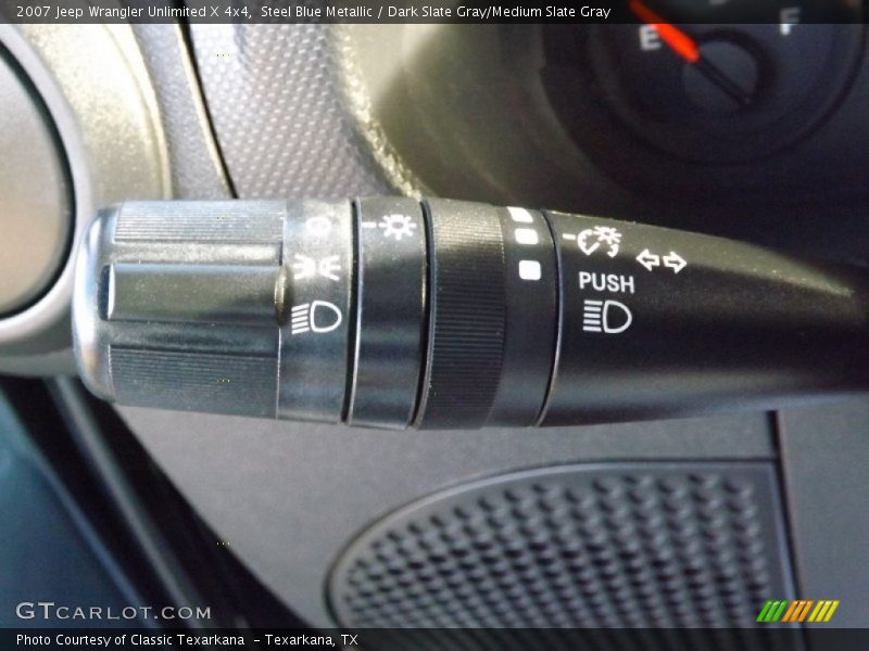 Steel Blue Metallic / Dark Slate Gray/Medium Slate Gray 2007 Jeep Wrangler Unlimited X 4x4