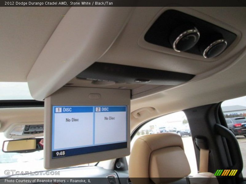 Stone White / Black/Tan 2012 Dodge Durango Citadel AWD