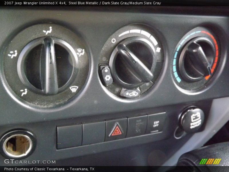 Steel Blue Metallic / Dark Slate Gray/Medium Slate Gray 2007 Jeep Wrangler Unlimited X 4x4