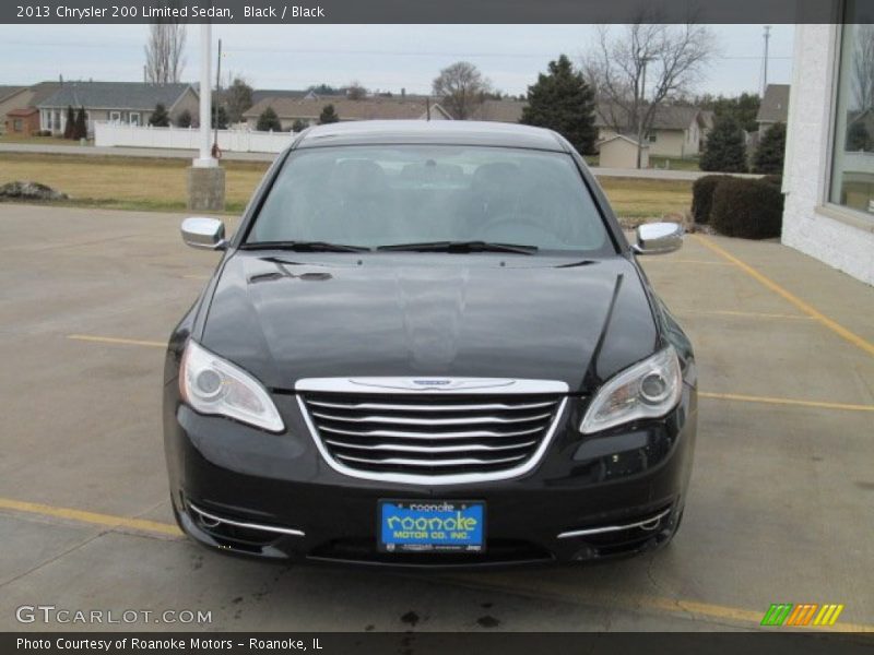 Black / Black 2013 Chrysler 200 Limited Sedan
