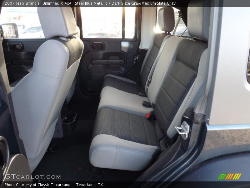 Steel Blue Metallic / Dark Slate Gray/Medium Slate Gray 2007 Jeep Wrangler Unlimited X 4x4