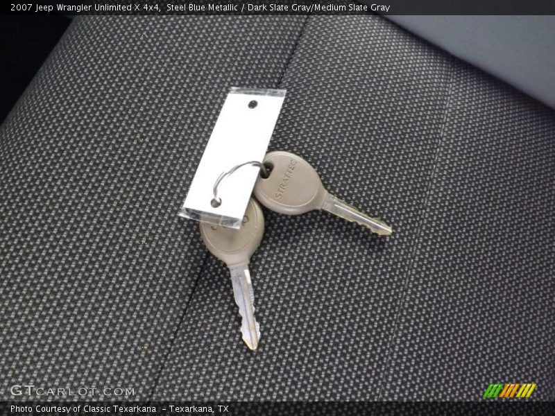 Steel Blue Metallic / Dark Slate Gray/Medium Slate Gray 2007 Jeep Wrangler Unlimited X 4x4