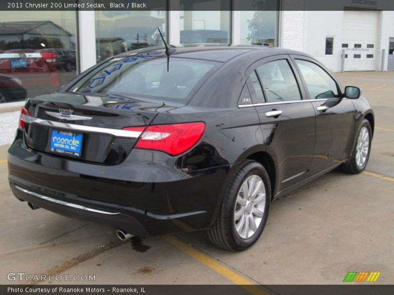 Black / Black 2013 Chrysler 200 Limited Sedan