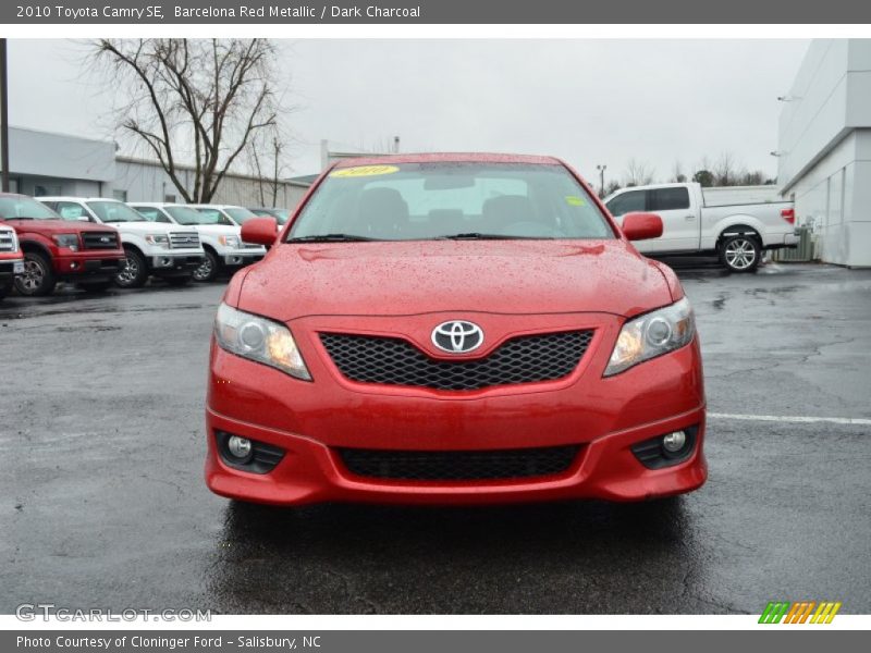 Barcelona Red Metallic / Dark Charcoal 2010 Toyota Camry SE