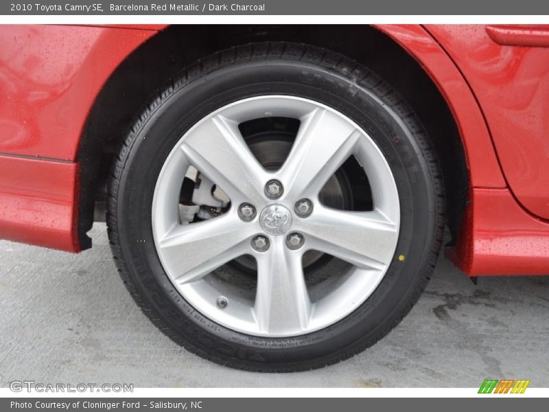 Barcelona Red Metallic / Dark Charcoal 2010 Toyota Camry SE