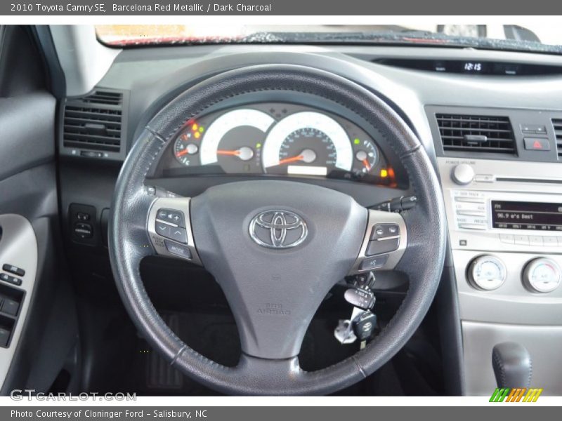 Barcelona Red Metallic / Dark Charcoal 2010 Toyota Camry SE