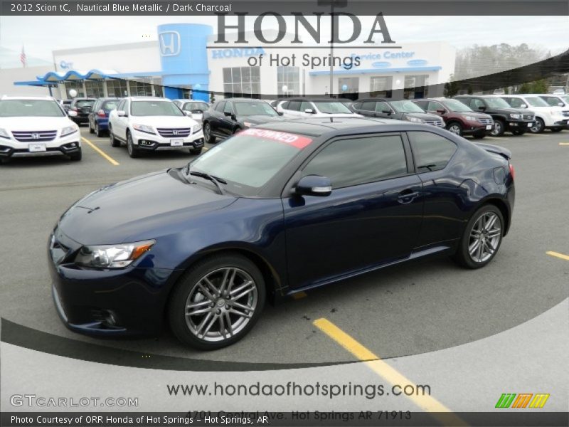 Nautical Blue Metallic / Dark Charcoal 2012 Scion tC