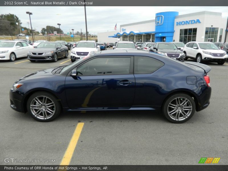 Nautical Blue Metallic / Dark Charcoal 2012 Scion tC