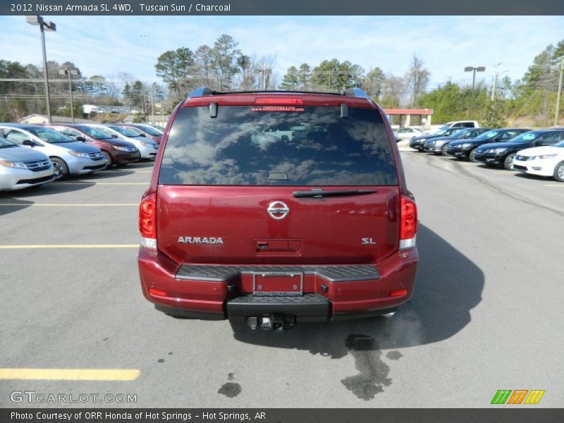 Tuscan Sun / Charcoal 2012 Nissan Armada SL 4WD