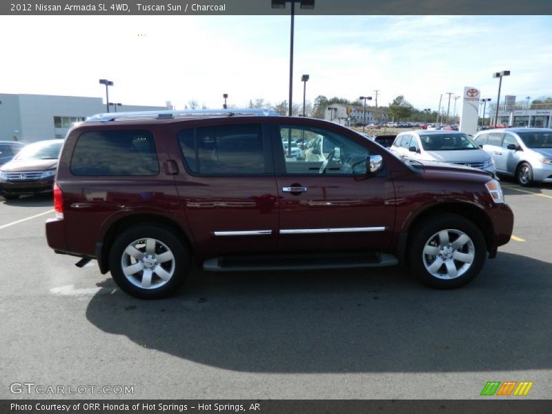 Tuscan Sun / Charcoal 2012 Nissan Armada SL 4WD