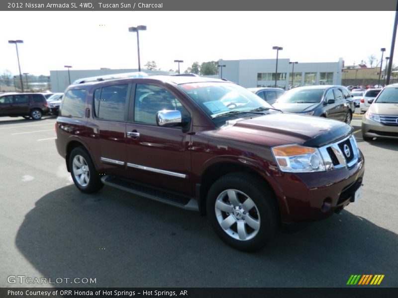Tuscan Sun / Charcoal 2012 Nissan Armada SL 4WD