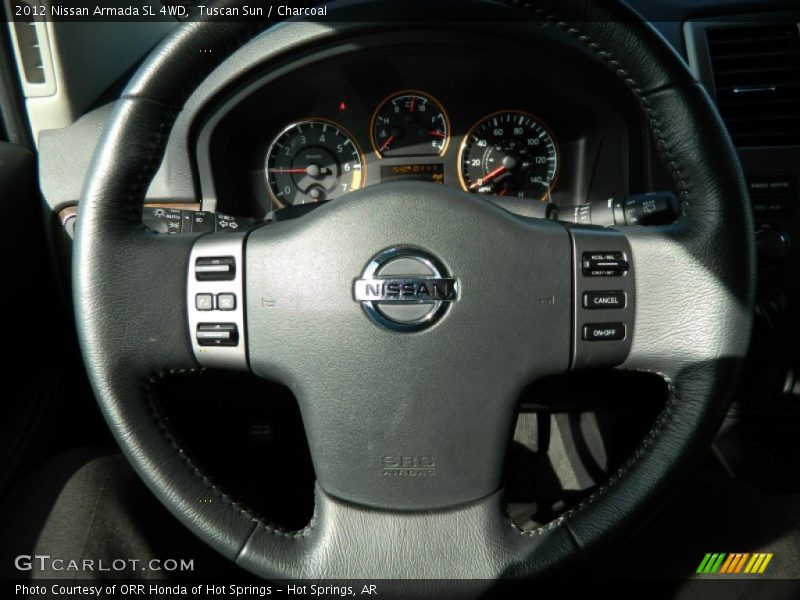 Tuscan Sun / Charcoal 2012 Nissan Armada SL 4WD
