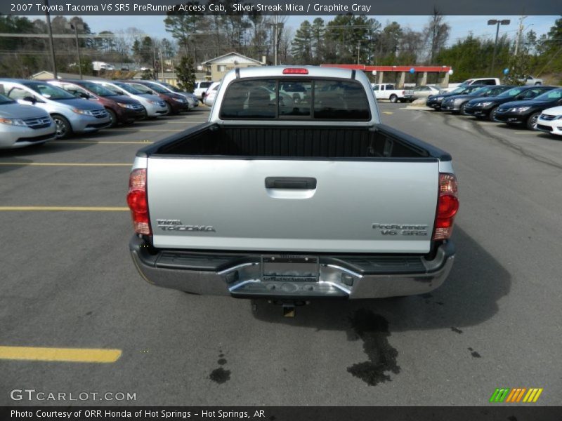 Silver Streak Mica / Graphite Gray 2007 Toyota Tacoma V6 SR5 PreRunner Access Cab