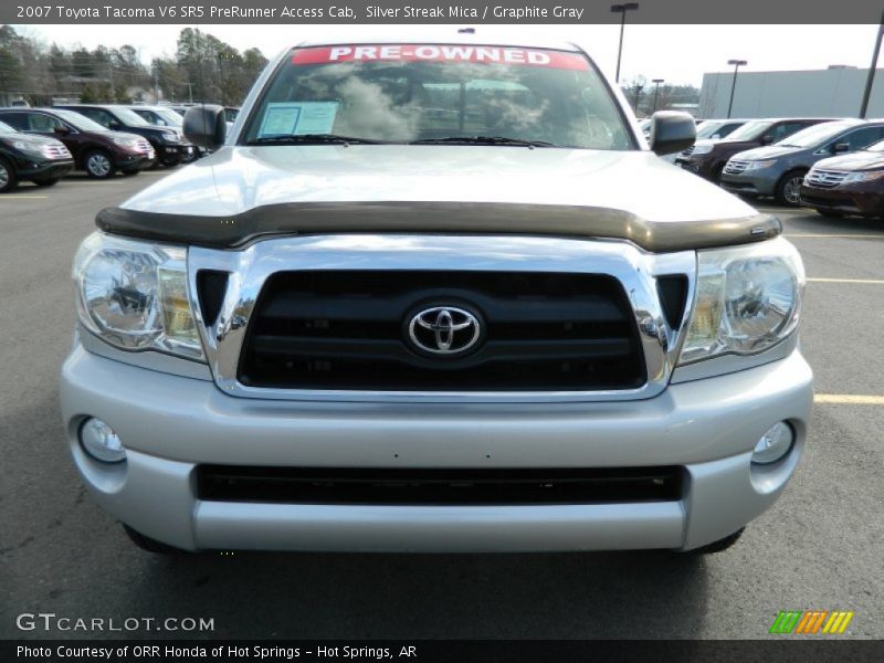 Silver Streak Mica / Graphite Gray 2007 Toyota Tacoma V6 SR5 PreRunner Access Cab