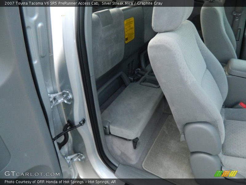 Silver Streak Mica / Graphite Gray 2007 Toyota Tacoma V6 SR5 PreRunner Access Cab