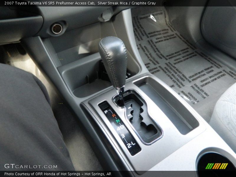 Silver Streak Mica / Graphite Gray 2007 Toyota Tacoma V6 SR5 PreRunner Access Cab