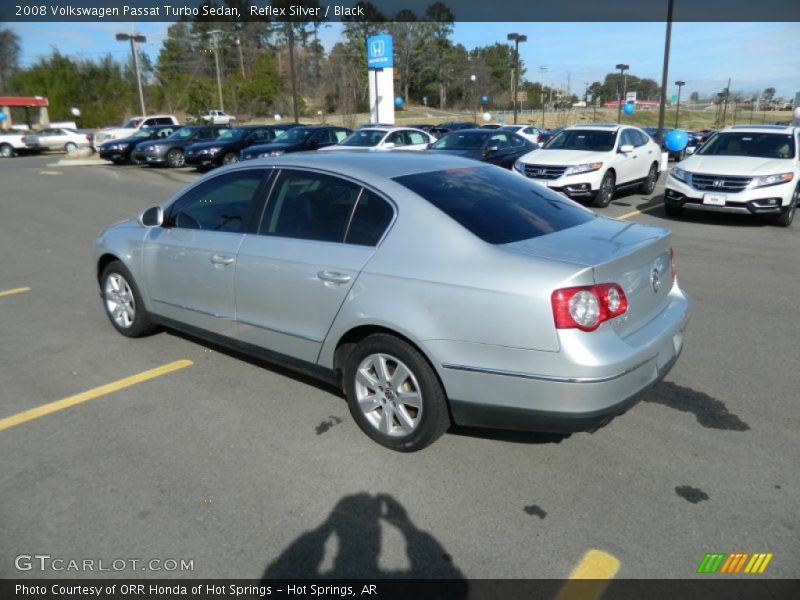 Reflex Silver / Black 2008 Volkswagen Passat Turbo Sedan