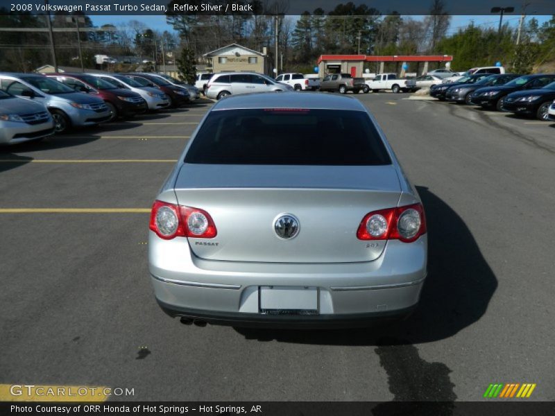Reflex Silver / Black 2008 Volkswagen Passat Turbo Sedan