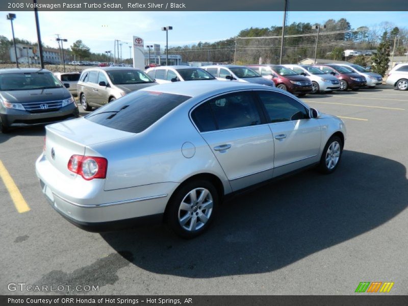 Reflex Silver / Black 2008 Volkswagen Passat Turbo Sedan
