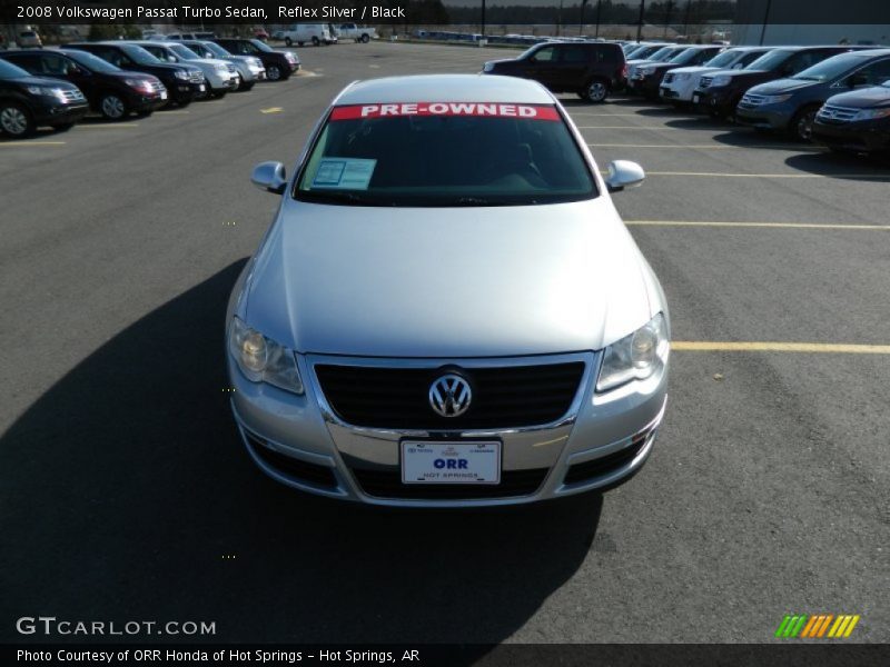 Reflex Silver / Black 2008 Volkswagen Passat Turbo Sedan