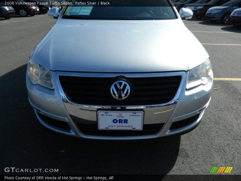Reflex Silver / Black 2008 Volkswagen Passat Turbo Sedan