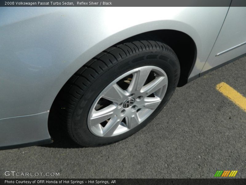 Reflex Silver / Black 2008 Volkswagen Passat Turbo Sedan