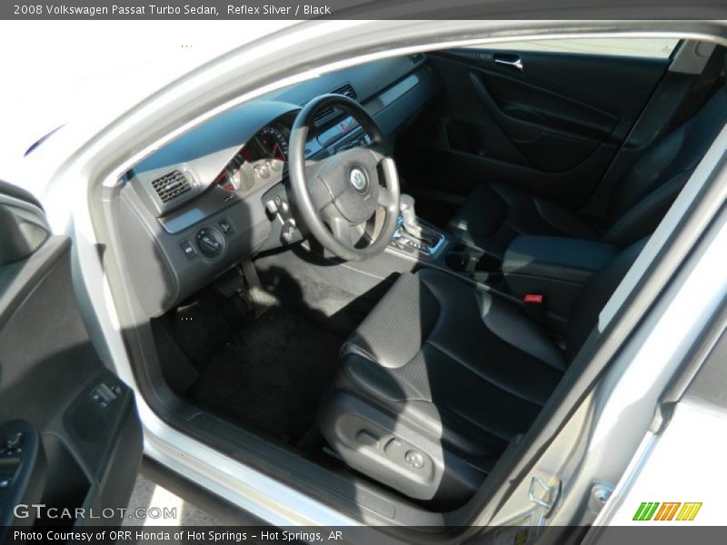 Reflex Silver / Black 2008 Volkswagen Passat Turbo Sedan