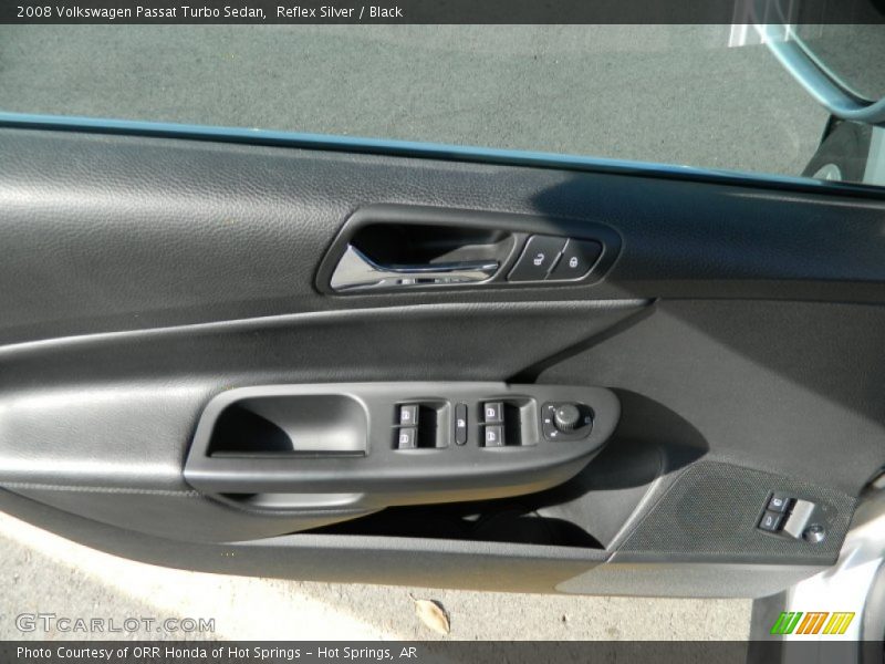 Reflex Silver / Black 2008 Volkswagen Passat Turbo Sedan