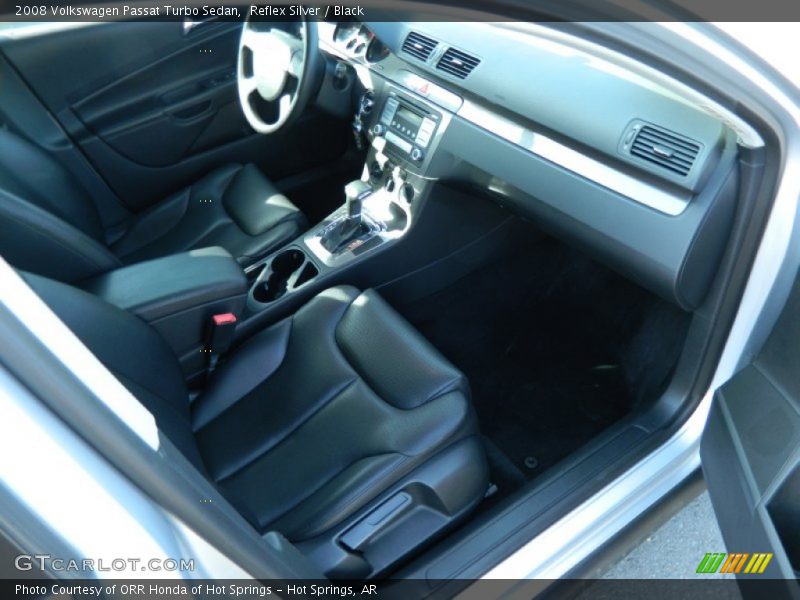 Reflex Silver / Black 2008 Volkswagen Passat Turbo Sedan