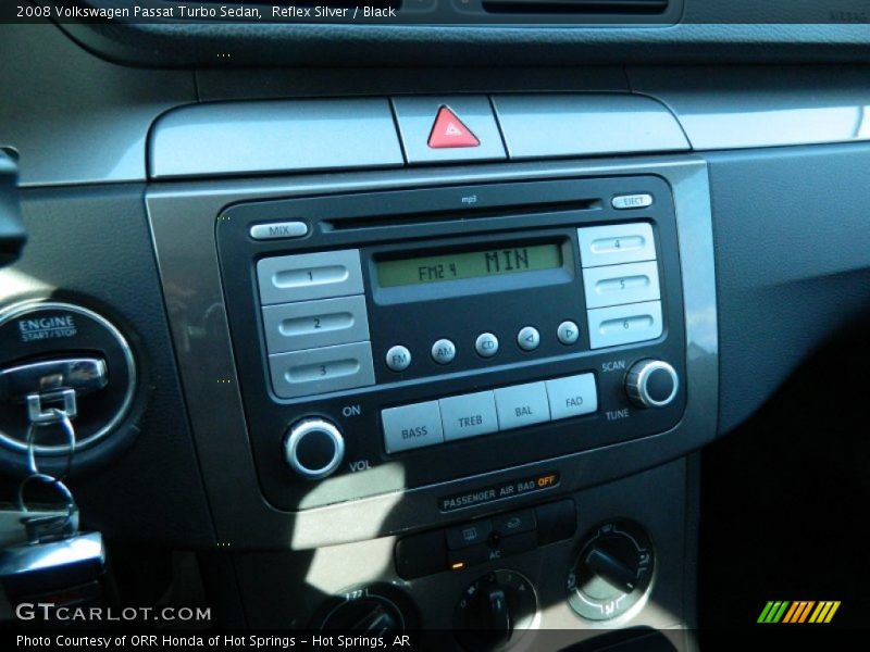 Reflex Silver / Black 2008 Volkswagen Passat Turbo Sedan